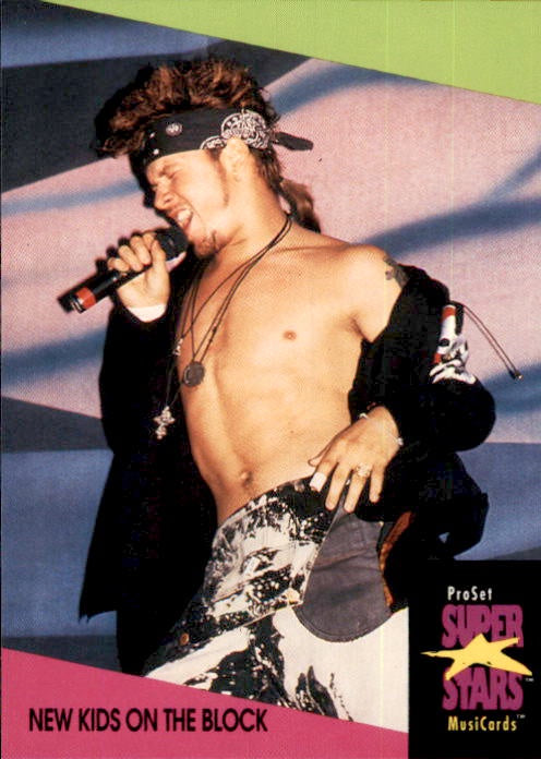 New Kids on the Block, #98, 1991 Pro Set Super Stars MusiCards