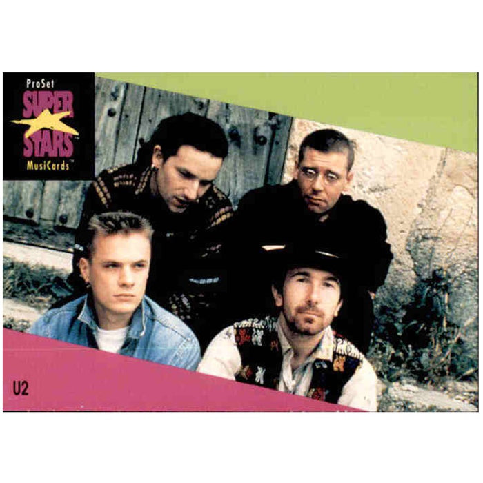 U2, #101, 1991 Pro Set Super Stars MusiCards