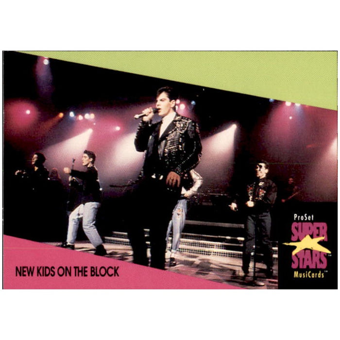 New Kids on the Block, #97, 1991 Pro Set Super Stars MusiCards