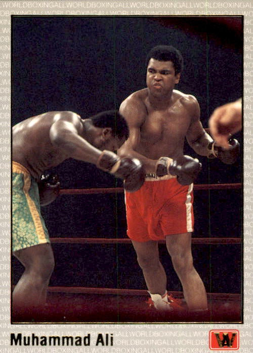 Muhammad Ali, Gold Foil Card, 1991 AW Sports Inc Boxing
