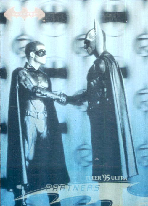 Batman & Robin, Partners, #18, Hologram, 1995 Flear Ultra Batman Forever