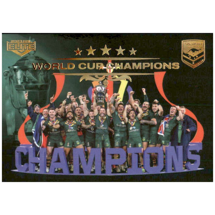 Kangaroos, World Cup Champions, 2023 TLA Elite NRL Rugby League