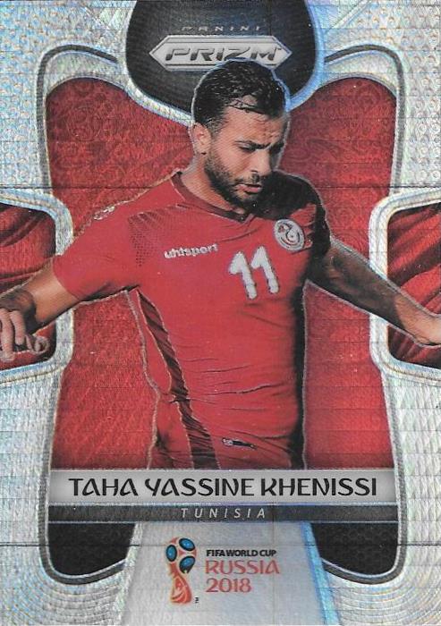 Taha Yassine Khenissi, Hyper Prizm Refractor, 2018 Panini Prizm World Cup Soccer