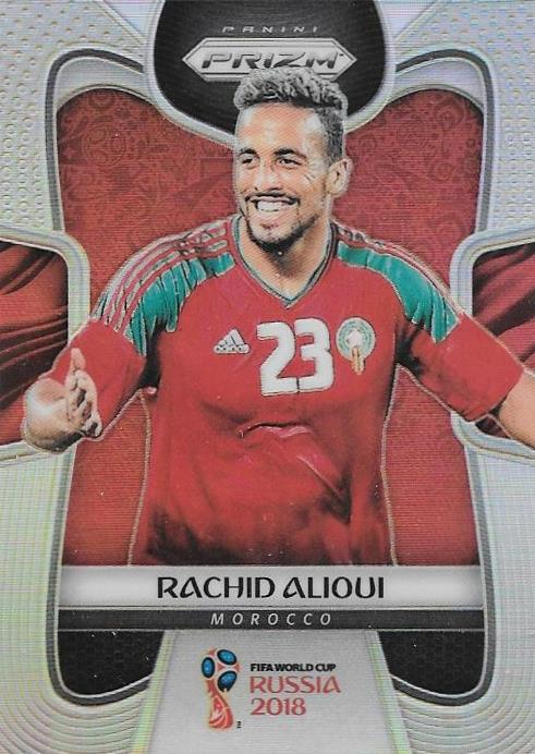 Rachid Alioui, Silver Refractor, 2018 Panini Prizm World Cup Soccer