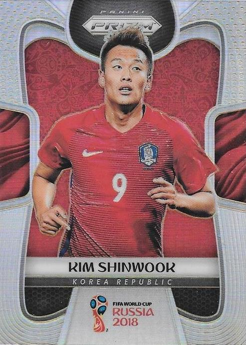 Kim Shinwook, Silver Refractor, 2018 Panini Prizm World Cup Soccer