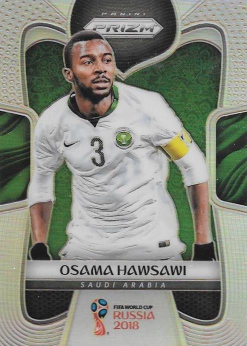 Osama Hawsawi, Silver Refractor, 2018 Panini Prizm World Cup Soccer