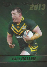 World Cup Heroes, 2014 ESP Elite NRL - 1 to 24 - Pick Your Card