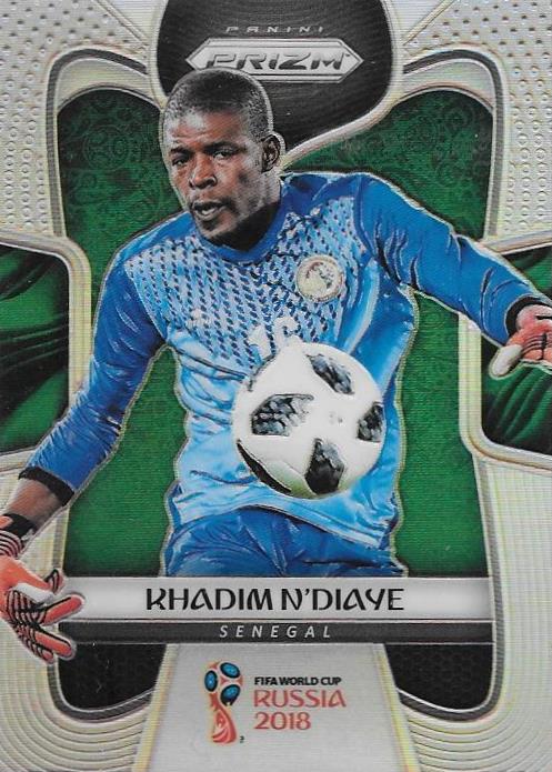 Khadim N'Diaye, Silver Refractor, 2018 Panini Prizm World Cup Soccer