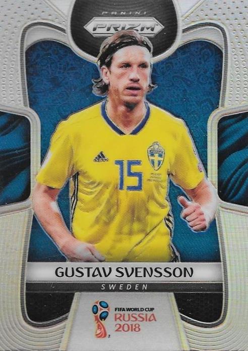 Gustav Svensson, Silver Refractor, 2018 Panini Prizm World Cup Soccer