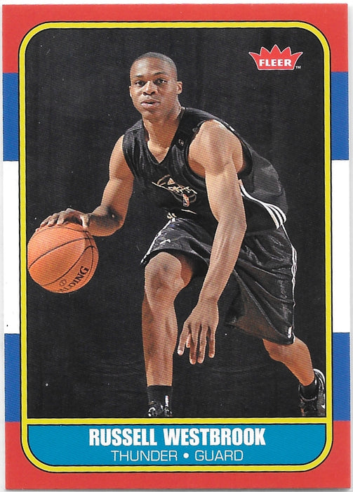 Russell Westbrook, 1986 Style, 2008-09 Fleer NBA RC