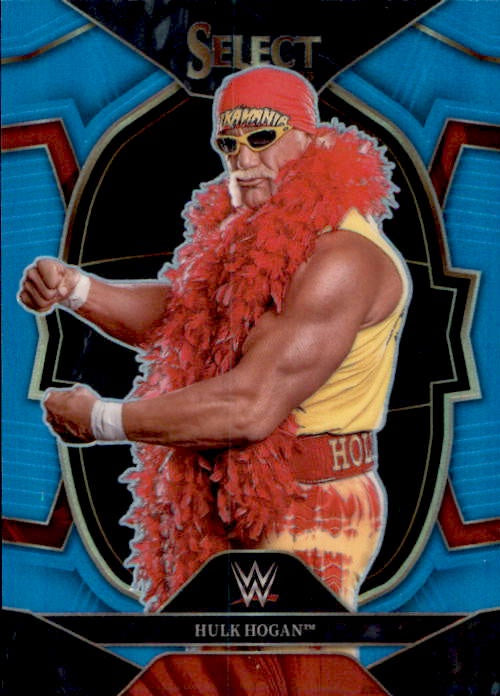 Hulk Hogan, Blue Prizm, 2023 Panini Select WWE Wrestling