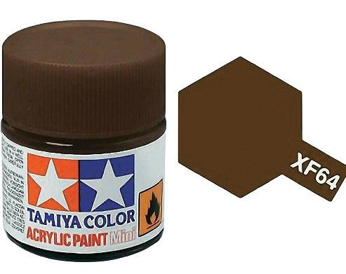 Tamiya Acrylic Mini XF-64 Red Brown (10ml)