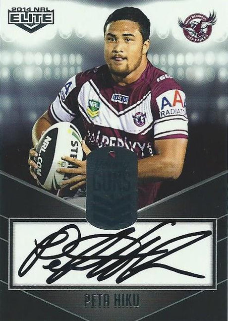 Peta Hiku, Young Guns Signature, 2014 ESP Elite NRL